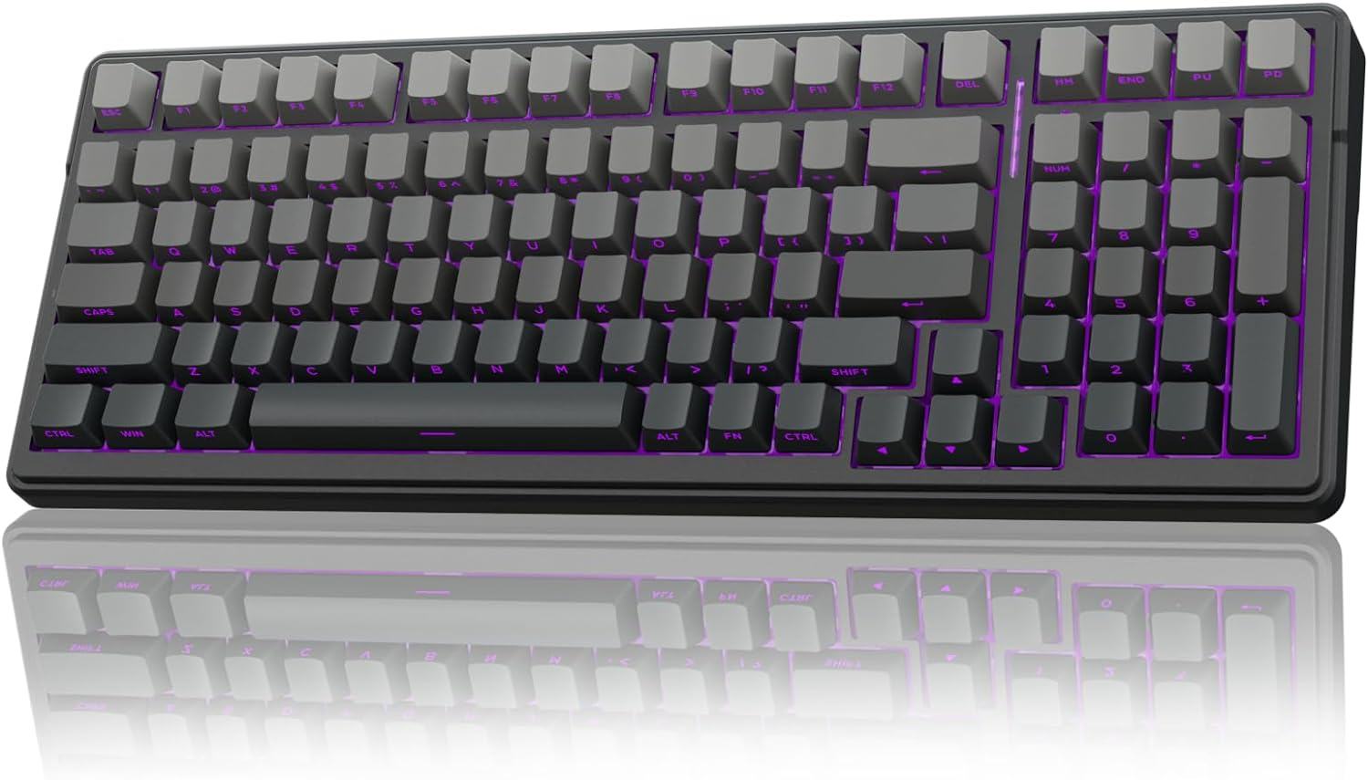 Wireless Keyboard with RGB & Hot-Swappable Switches